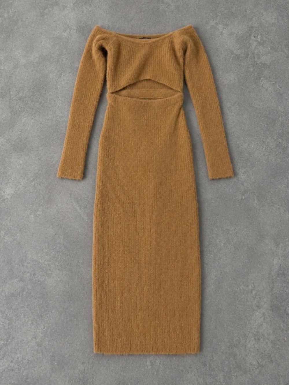 AFRM Cutout Knit Long Sleeve Dress – Size S
